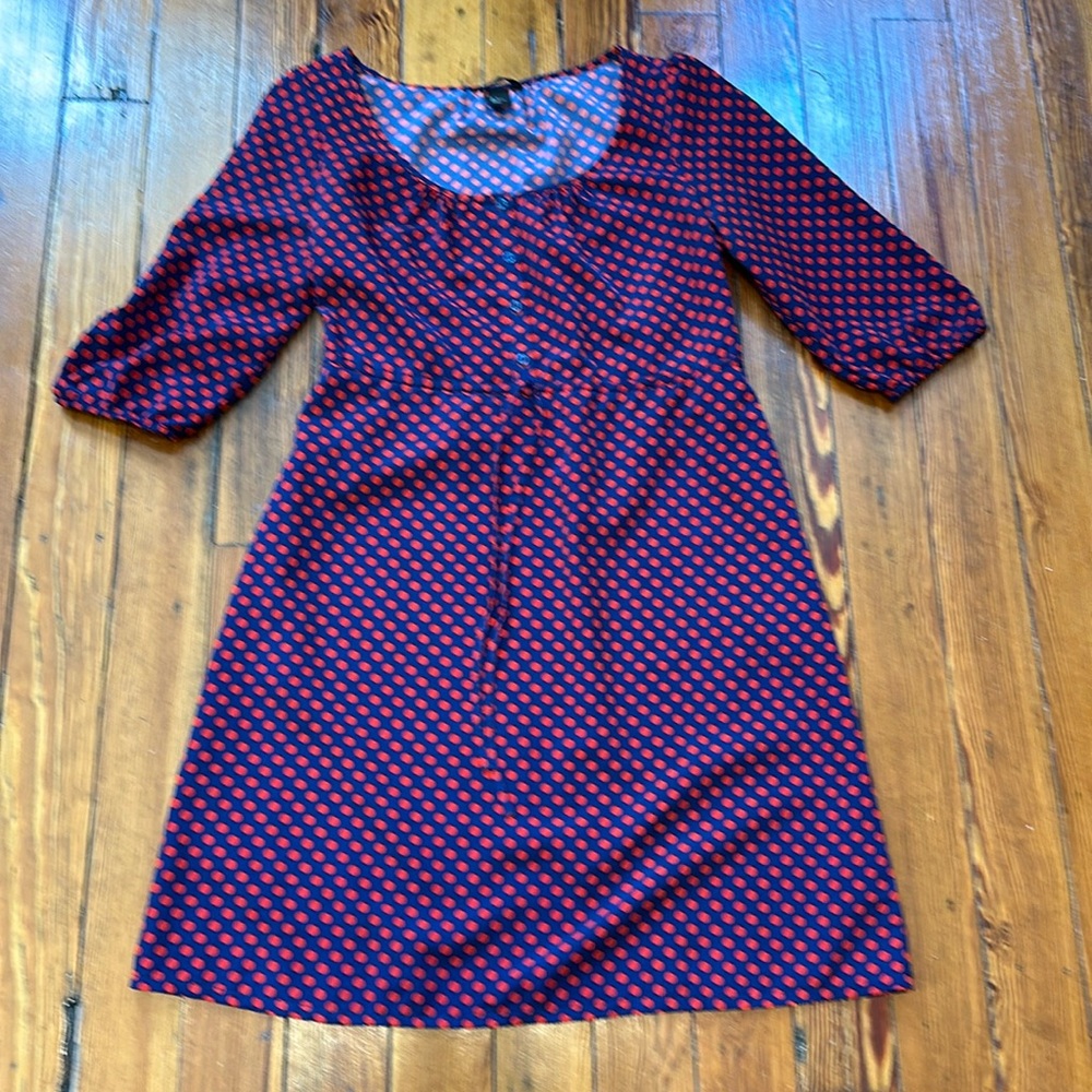 Mod-Style Polka Dot Dress